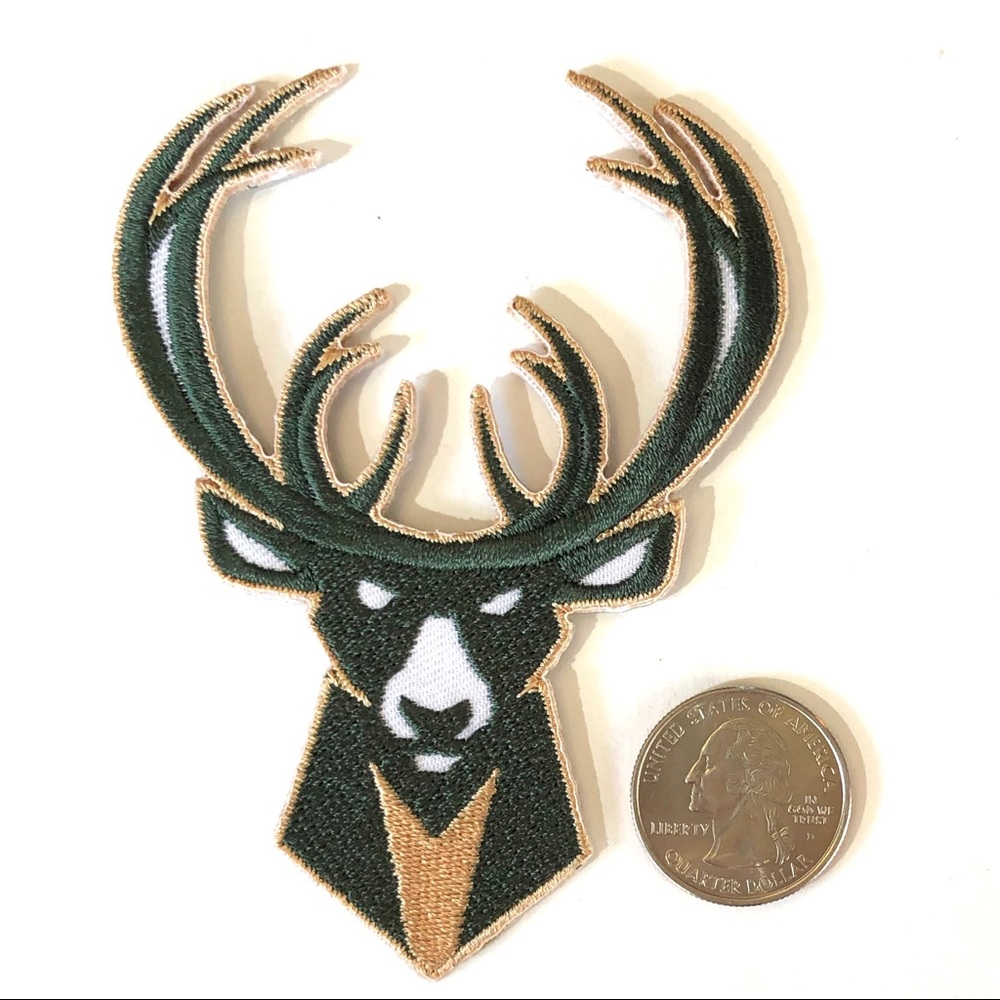 Milwaukee Bucks patch iron on basketball team DIY